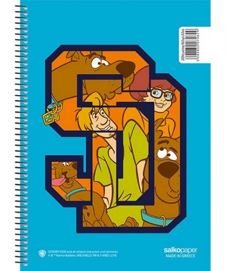 Τετράδιο Σπιράλ Salko Scooby Doo